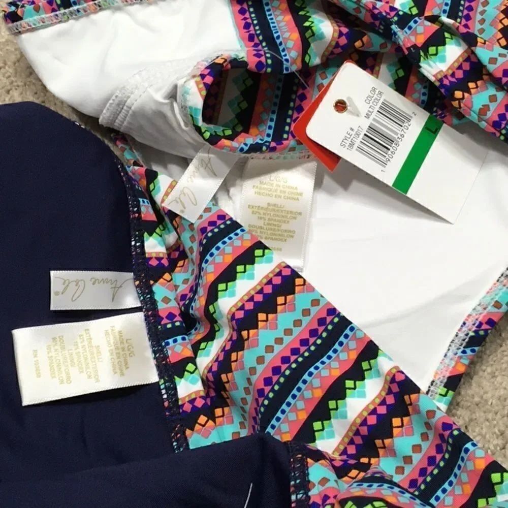 Anne Cole multicolored bikini. NWT - Picture 9 of 10